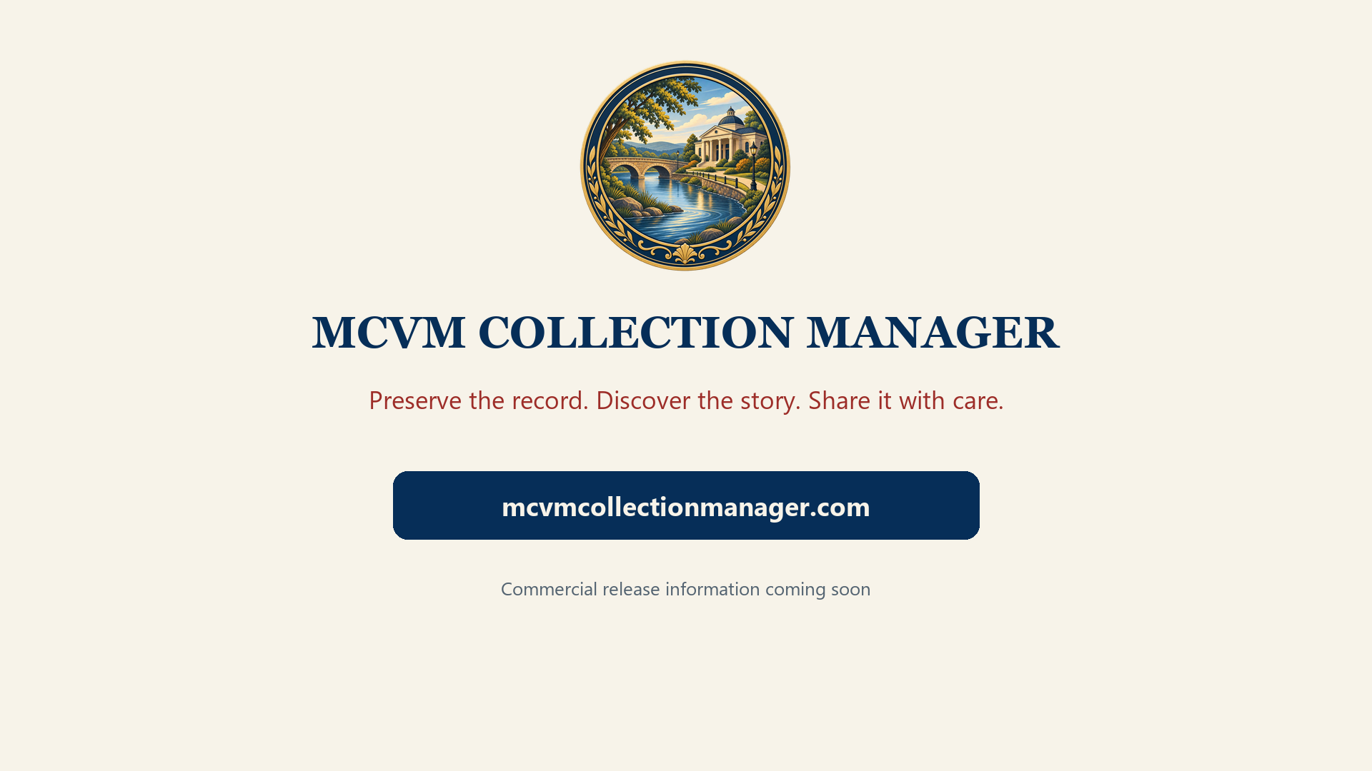 MCVM Collection Manager closing card
