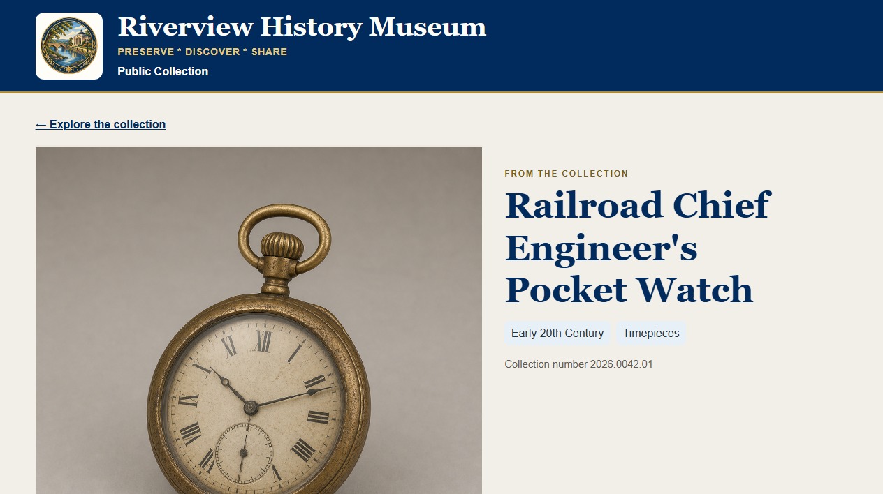 A polished public artifact story produced from a museum-controlled MCVM record